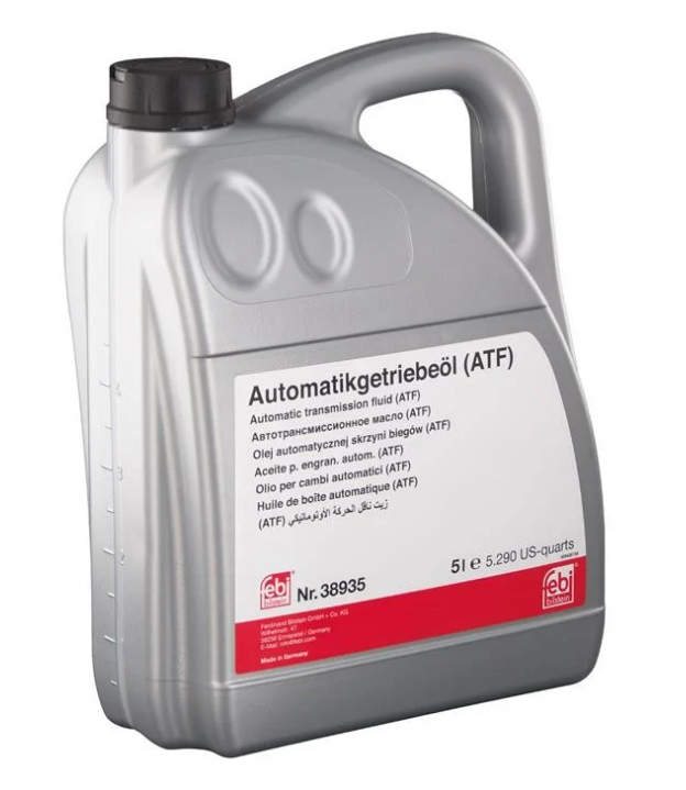 Олива трансмісійна ATF Tiptronic VAG (5L) (оригінал тільки для 6 східчастих АКПП) (жовтий)