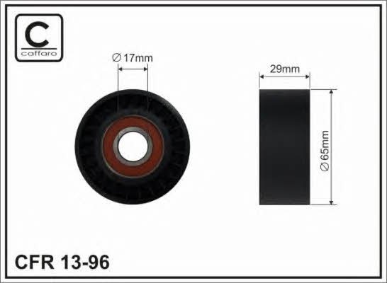 29x65x17 Ролик натяжителя CAFFARO 13-96