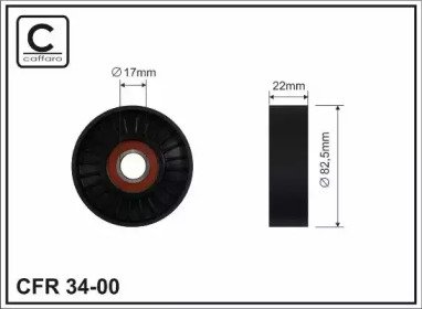 Ролик 17x82.5x22