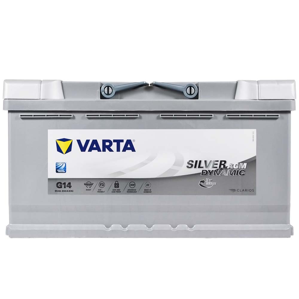 Автомобільний акумулятор VARTA Silver Dynamic AGM 95Ah 850А R+ (правий +) G14