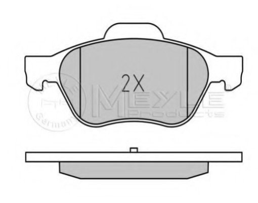 Колодки гальмівні (передні) Renault Megane II/Scenic II 1.4-2.0D 02-