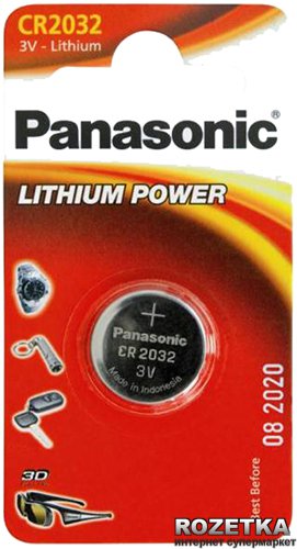 Батарейка Panasonic CR-2032EL BL6
