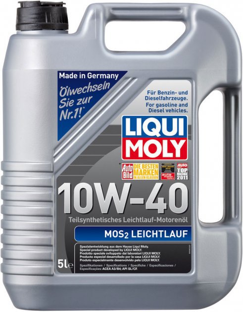 Моторна олива Liqui Moly MoS2 Leichtlauf 10W-40 5 л (1931)