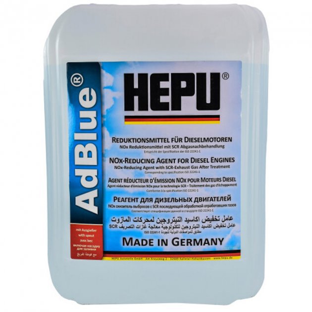 Рідина для нейтралізації відпрацьованих газів AdBlue (сечовина) (10L)