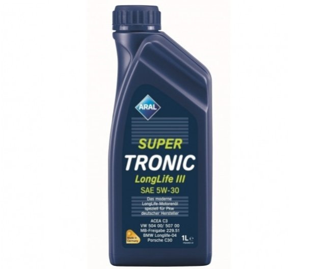 Моторне мастило SuperTronic K Longlife III 5W30 1L, C3, LL-04, МВ 229.51, С30, VW 507 00 / 504 00 / 503 01