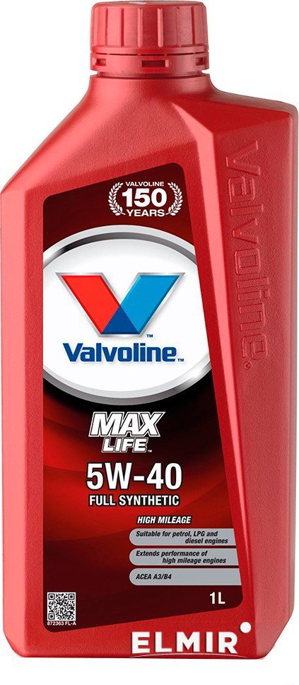 Мастило VALVOLINE 5W-40 MAXLIFE 1L