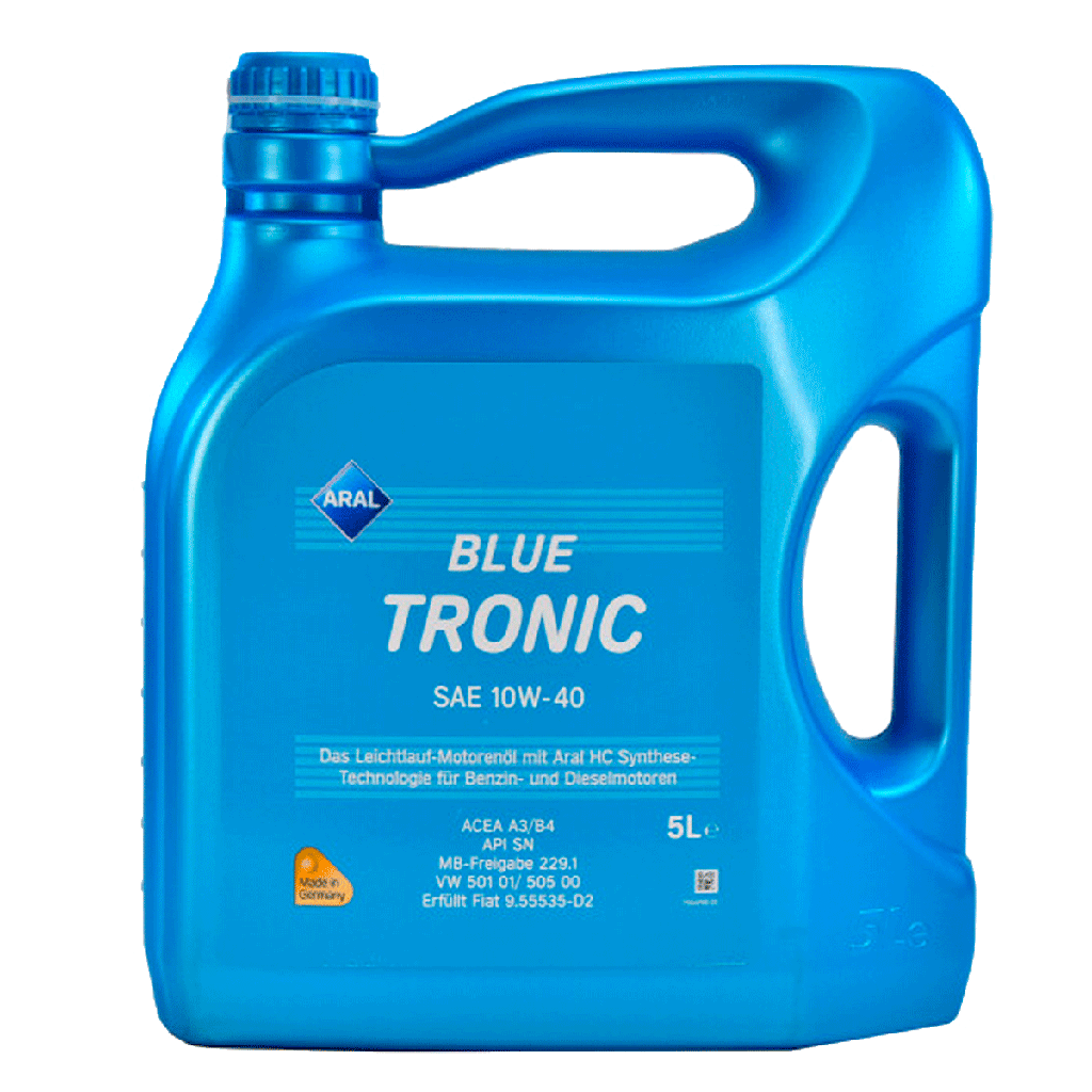 Моторне мастило BLUE TRONIC 10W40 5L, A3/B4, 9.55535 D2, МВ 229.1, VW 505 00/501 01
