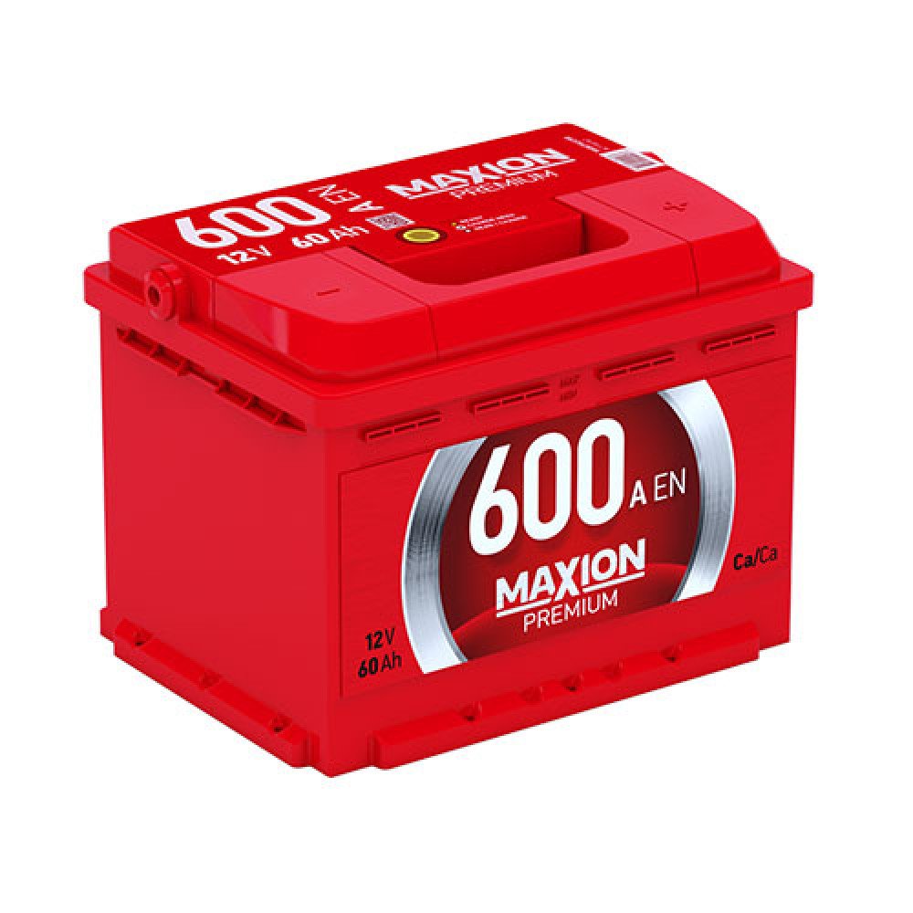 Автомобільний акумулятор MAXION Premium 60 Аh 600A R+ (правий +)