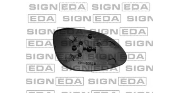 Стекло зеркала с подставкой opel vectra (95-)