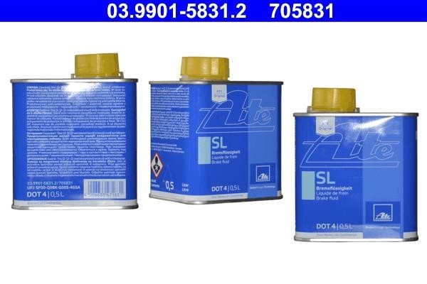 Гальмівна рідина ATE DOT4 0.5L (SL)