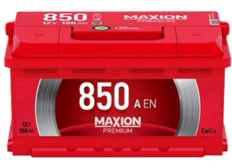 Автомобільний акумулятор MAXION Premium 100Аh 850A R+ (правий +)