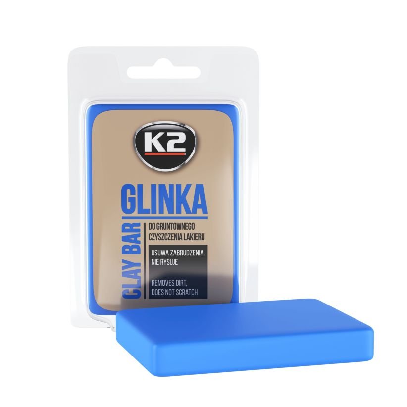 Шліфуюча маса синя глина для очищення кузова K2 Clay Bar 60 г