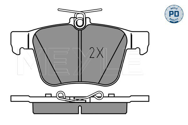 Колодки гальмівні (задні) Audi A3/VW Golf/Touran/Passat VI 1.0-2.0TDI/Skoda SuperB 12-(ATE)