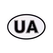 Наклейка знак UA