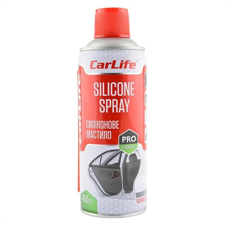 Мастило силіконове CarLife Silicone Spray, 450мл CF450