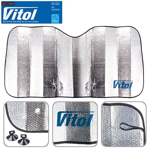 VITOL, HG-002 1300X600, Шторки дзеркальні HG-002/1300х600