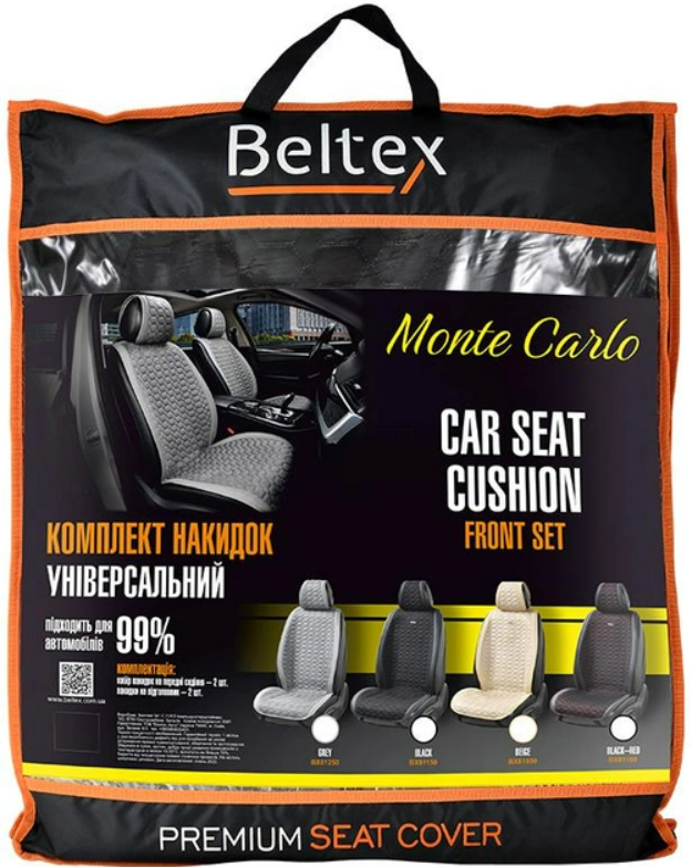 Преміум накидки для передніх сидінь Monte Carlo 2шт
