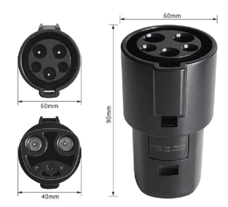 Перехідник J1772 Type 1 на Tesla Convertor для Tesla Model X/Y/3/S