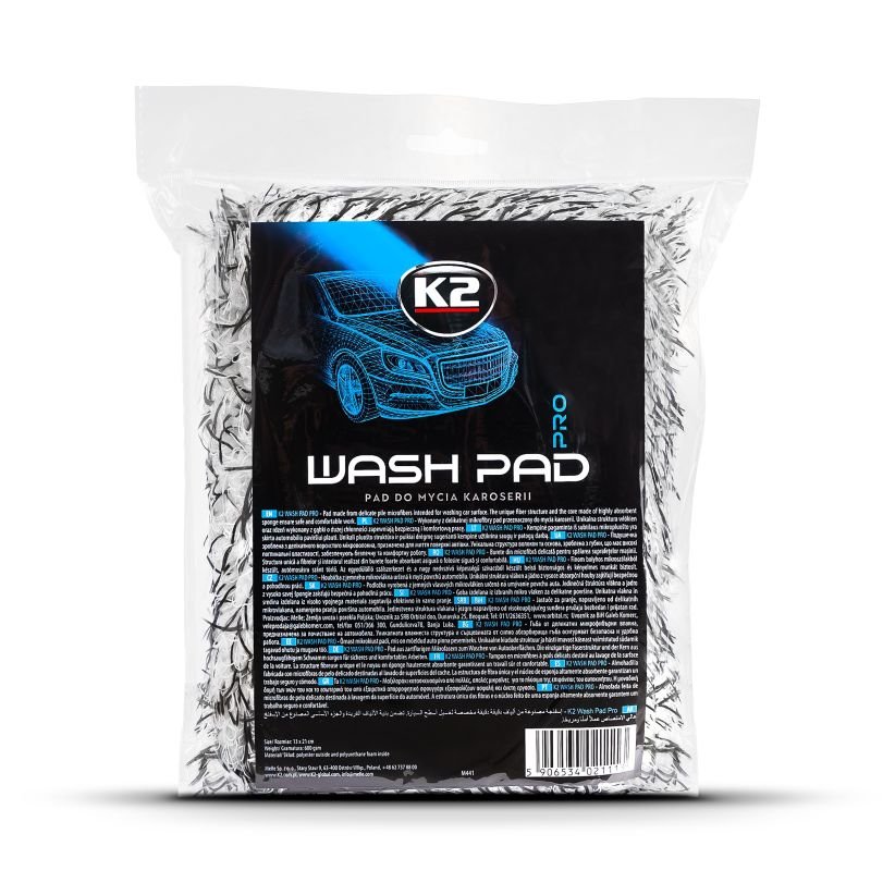 Губка K2 Wash Pad PRO для ручного миття мікрофібра 13 см х 23 см х 6 см (M441)