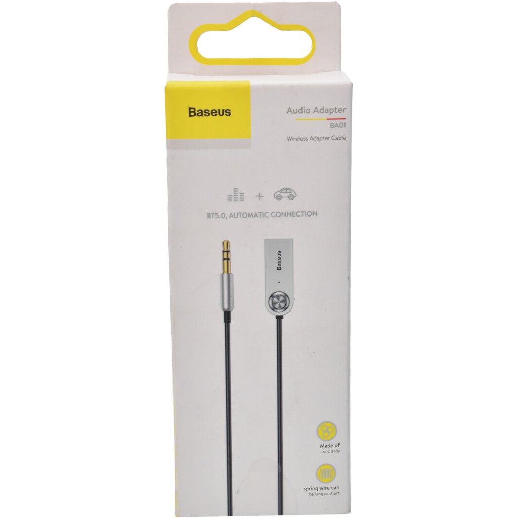 Bluetooth ресивер Baseus BA01 USB Wireless adapter cable Black