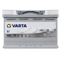 Автомобільний акумулятор VARTA Silver Dynamic AGM 70Ah 760А R+ (правий +) E39
