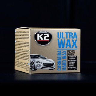 k2-k073 Поліроль восковий для кузова Ultra Wax 250 г з губкою