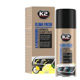 K2, K222, Очищувач для системи кондиціонування Klima Fresh лимон аерозоль 150 мл