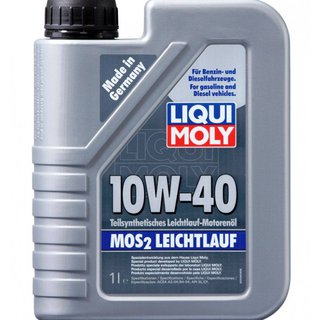 liqui-moly-1930 Масло моторн. Liqui Moly MoS2 Leichtlauf 10W-40 API SL/CF  ACEA A3-04/B4-04 (Канистра 1л)