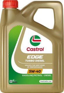 castrol-edge5w404lturbodiesel Моторне мастило EDGE TURBO DIESEL 5W40 4L С3 505.01