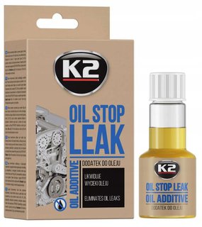 k2-t377 likwidator wyciekуw oleju   K2 50ml STOP LEAK OIL