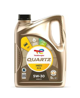 total-5w305lineoecs Моторне мастило QUARTZ INEO ECS 5W30 5L, C2, PSA B71 2290