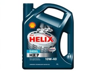 shell-xxl-10w404lhx7diesel Моторне мастило Helix Diesel HX7 10W-40 4L, A3/B3, A3/B4, МВ 229.3, VW 505 00