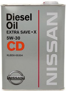 nissan-klbd005304 Моторне мастило Diesel Extra Save-X 5W-30, 4L, CD