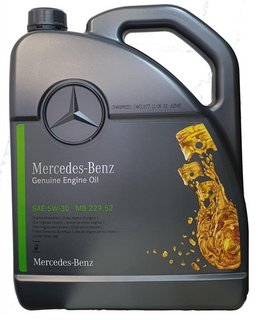mercedes-benz-a000989950213 Масло моторне, MB 229.52 5W-30 5L