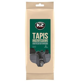 k2-k212 Серветки вологі для очищення тканинної оббивки TAPIS WIPES 24 шт