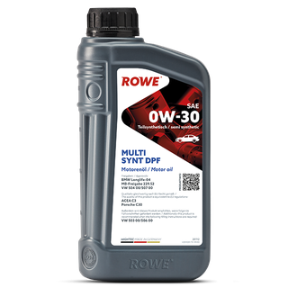 rowe-20112001099 Олива 0W30 HIGHTEC MULTI SYNT DPF (1L) (MB 229.52/VW 504 00/507 00/BMW LL-04) (ACEA C3)