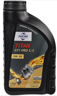 fuchs-titan5w301lgt1proc3 Мастило FUCHS TITAN 5W30 1L GT1 PRO C-3 (ACEA C3, API SN, LL-04, MB 229.51, MB 229.52, 504 00/507 00)