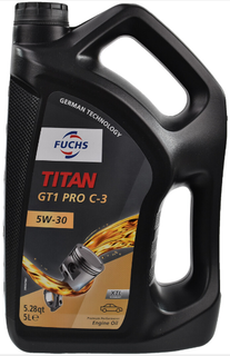 fuchs-titan5w305lgt1proc3 Мастило FUCHS TITAN 5W30 5L GT1 PRO C-3 (ACEA C3, API SN, LL-04, MB 229.51, MB 229.52, 504 00/507 00)