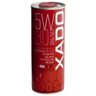 xado-xa26196 Моторна олива XADO Atomic Oil 5W-30 504/507 RED BOOST 1L синтетична