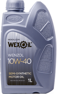wexoil-10w401lwenzol Моторне мастило WEXOIL 10W40 1L WENZOL