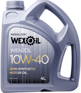 wexoil-10w404lwenzol Моторне мастило WEXOIL 10W40 4L WENZOL