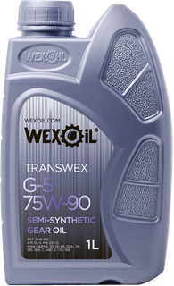 wexoil-75w901ltranswex Трансмісійне мастило WEXOIL 75W90 1L TRANSWEX (API GL-5)