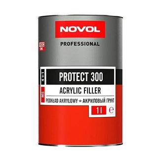 novol-37011k Грунт акриловий 4:1 1л сірий NOVOL MS Protect 300 + затверджувач
