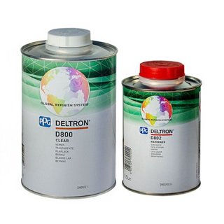ppg-d800k Лак акриловий D800 2К PPG 1,0л + Затвердник акриловий D802 PPG 0,5л