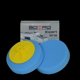 sotro-t091401 Губка для полірування Sotro M14/D150/H50 блакитна, надтверда