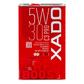 xado-xa26268 Моторна олива XADO Atomic Oil 5W-30 C3 Pro RED BOOST синтетична