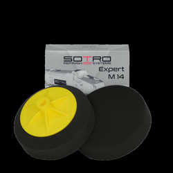 Губка для полірування Sotro M14/D150/H50 чорна, м'яка