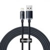 baseus-cajy000101 Кабель Baseus Crystal Shine Series Fast Charging Data Cable USB to iP 2.4A 2m Black