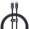 baseus-cajy000201 Кабель Baseus Crystal Shine Series Fast Charging Data Cable Type-C to iP 20W 1.2m Black